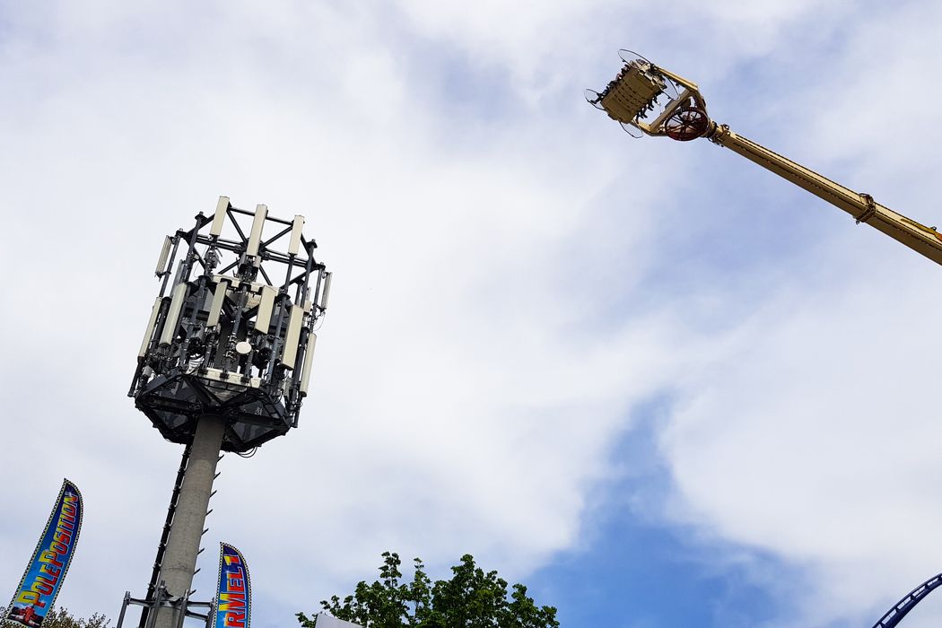 5G-Premiere auf der Cannstatter Wasen